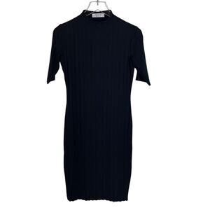 Bailey 44 Little Black Dress High Neck Body-con Size Medium